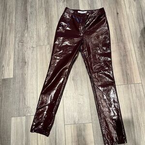 Christian Dior Burgandy pants.